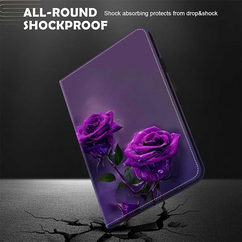 Case Xiaomi Pad 7 / 7 Pro Telefonfodral Lila Rosor