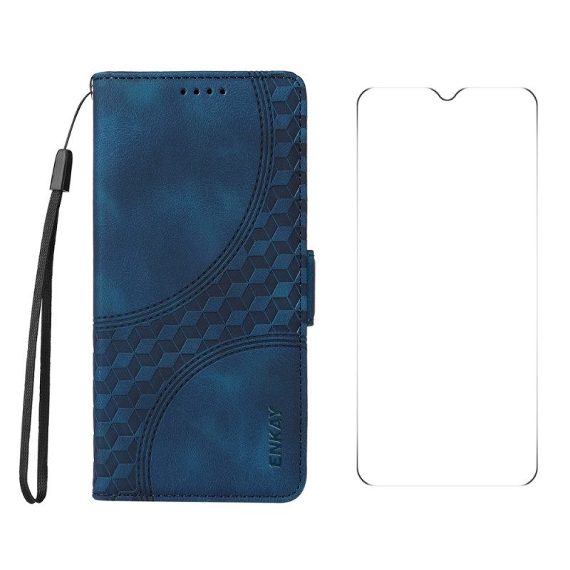 Duo-skal Och Skärmskydd I Härdat Glas För Xiaomi Redmi 14c / Poco C75