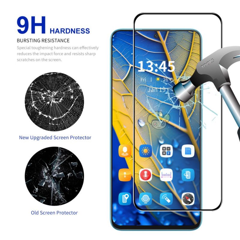 Enkay Skärmskydd I Härdat Glas För Xiaomi Redmi Note 14 4g Med Installationsverktyg