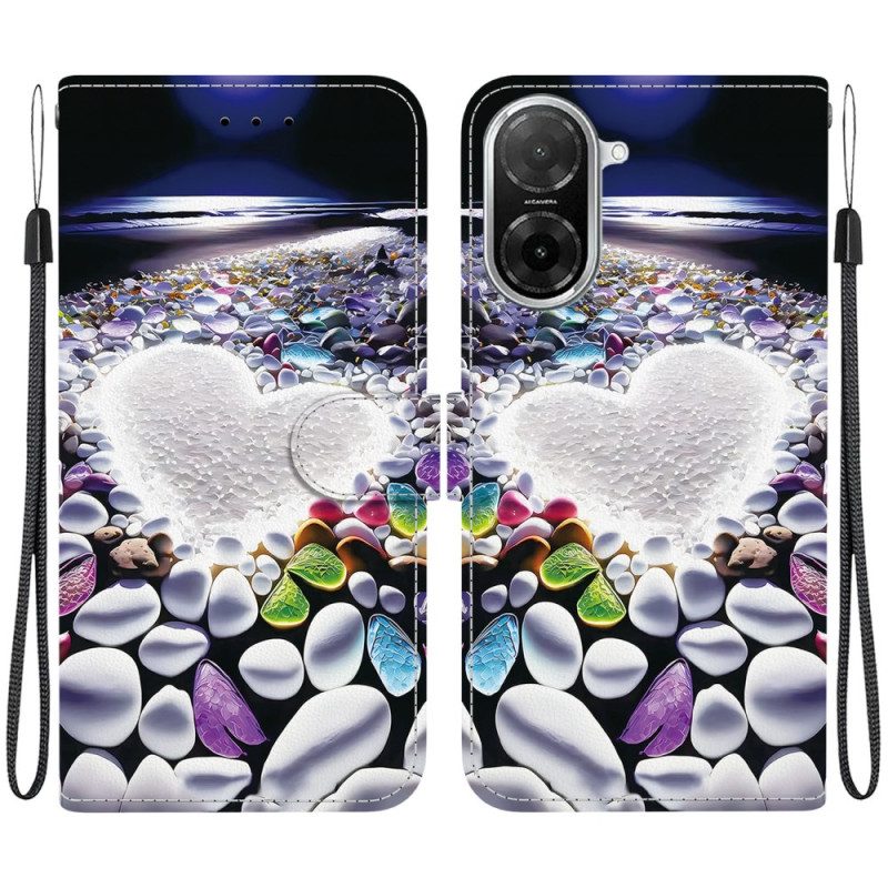 Fodral För Poco C71 Vitt Hjärta