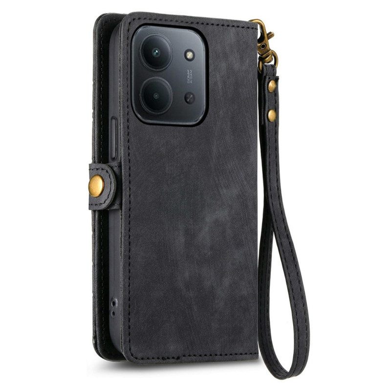 Fodral För Poco C85 Geometrisk Plånbok