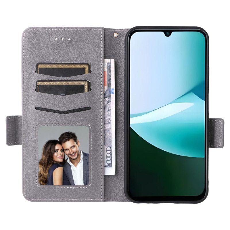 Fodral För Poco C85 Konstläder Med Rem