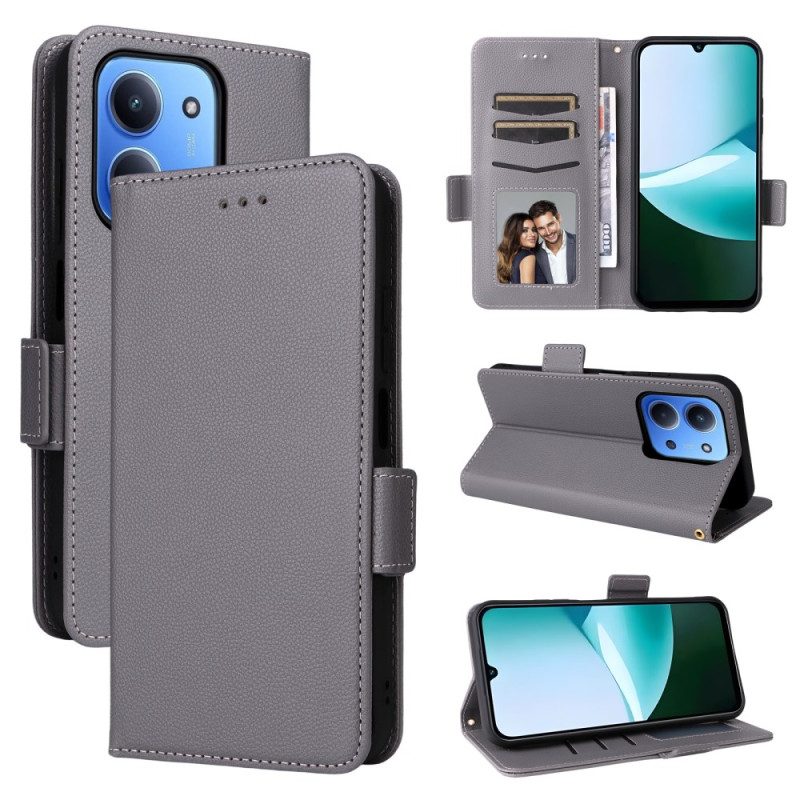 Fodral För Poco C85 Konstläder Med Rem