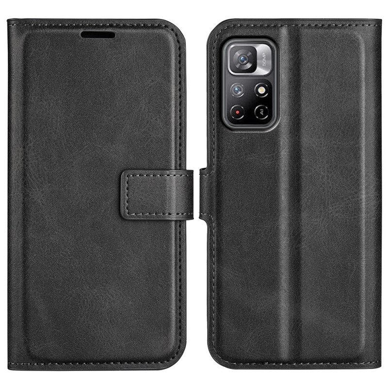 Fodral För Poco M4 Pro 5G Faux Leather Design Plus