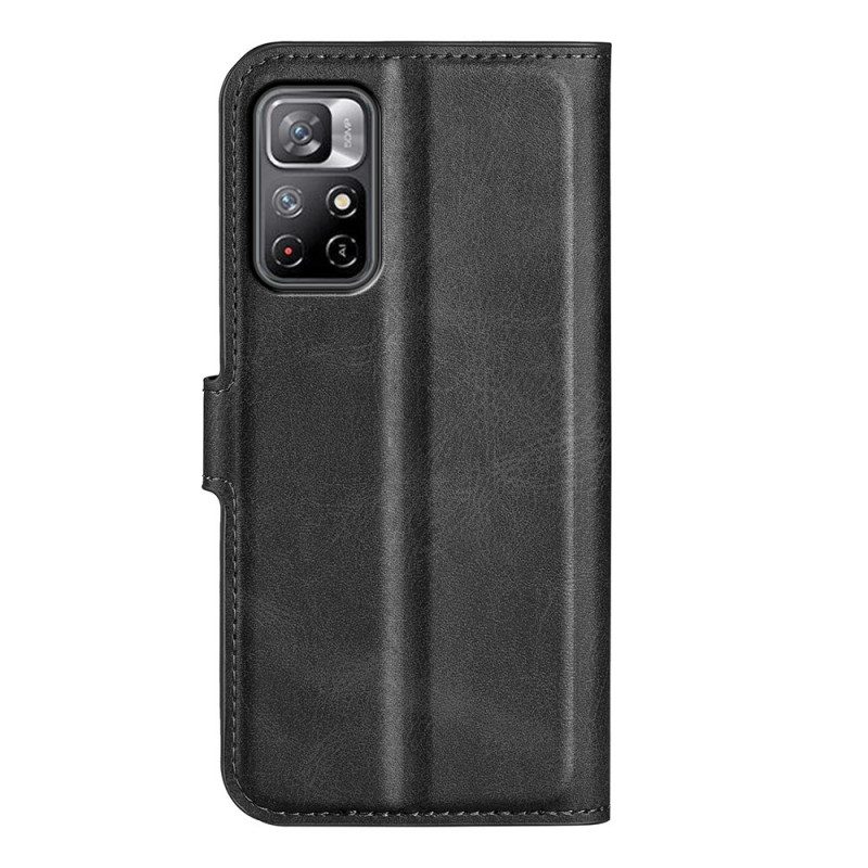 Fodral För Poco M4 Pro 5G Faux Leather Design Plus