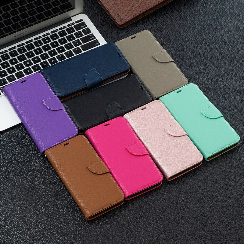 Fodral För Poco X3 / X3 Pro / X3 NFC Folio-fodral Litchi Flap Sned