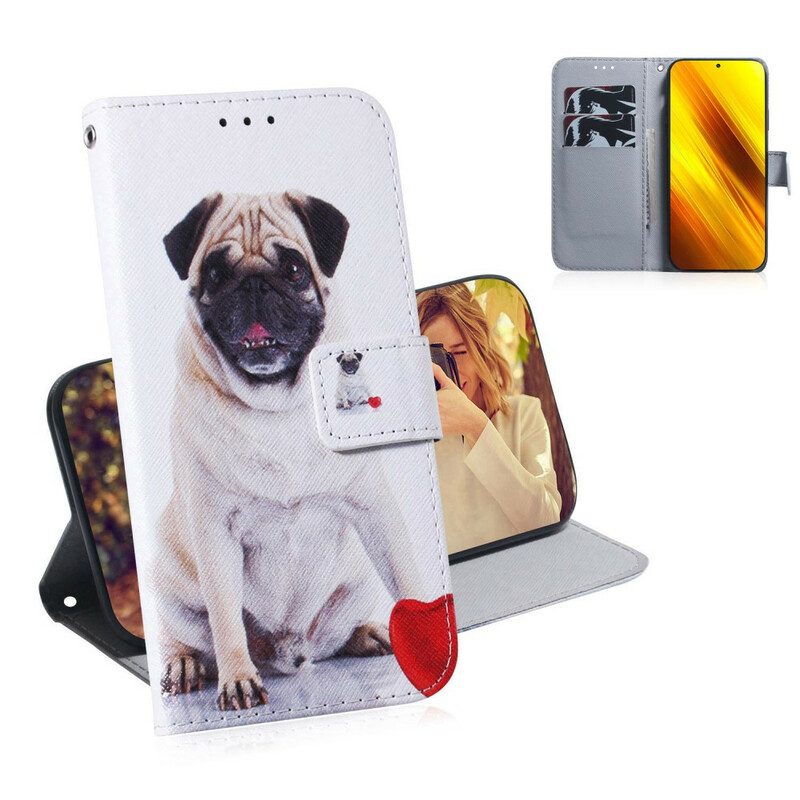 Fodral För Poco X3 / X3 Pro / X3 NFC Mopshund