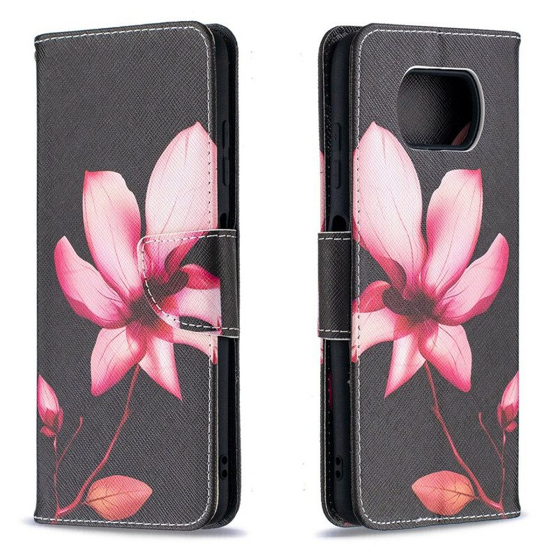 Fodral För Poco X3 / X3 Pro / X3 NFC Rosa Blomma