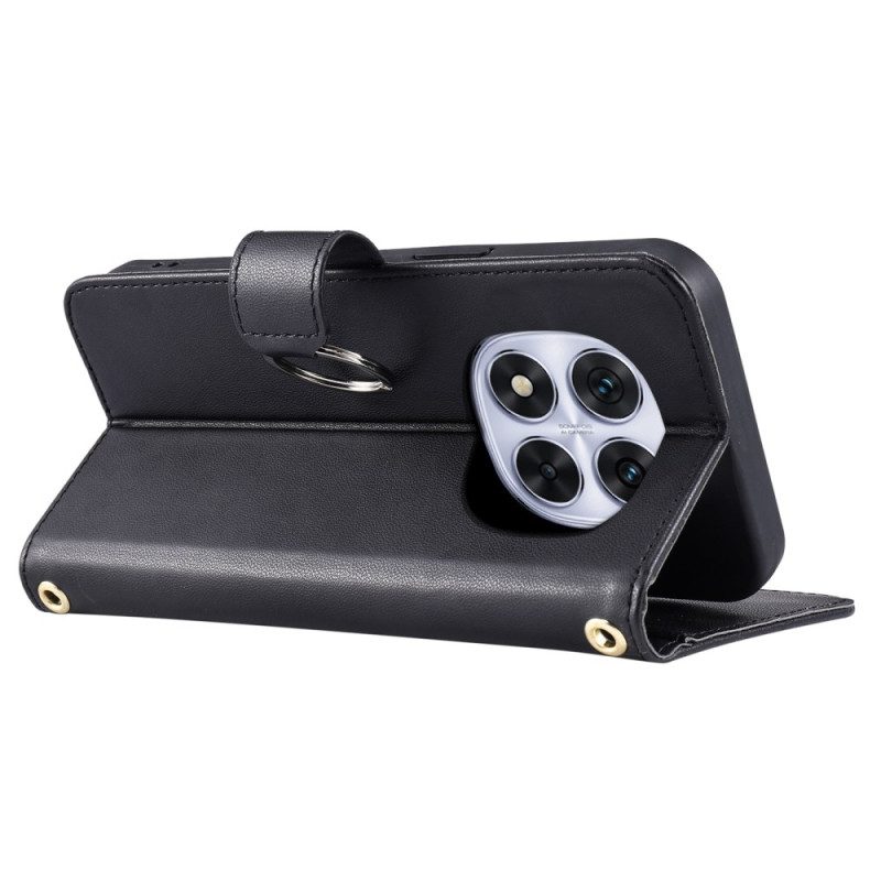 Fodral För Poco X7 5g Quiltad Med Snodd Och Axelrem