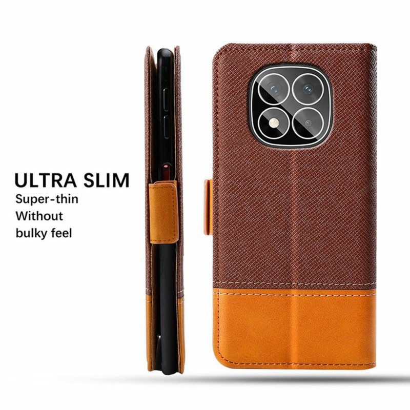 Fodral För Poco X7 5g Tvåfärgad Design