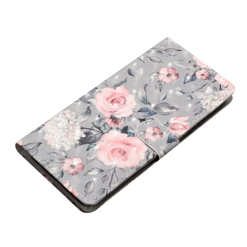 Fodral För Xiaomi 15 3d-blommor