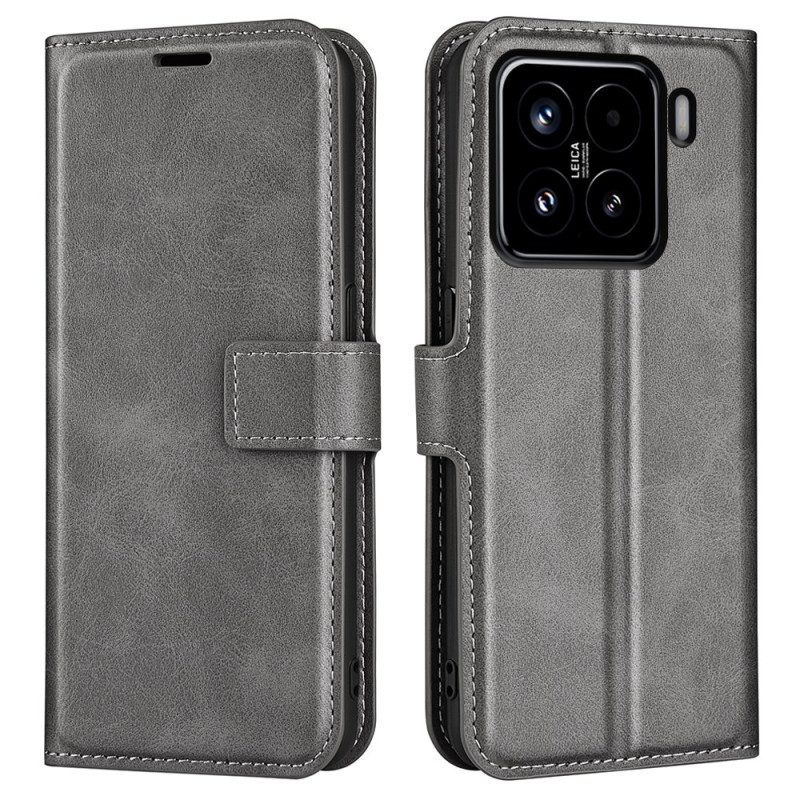 Fodral För Xiaomi 15 Lädermodell