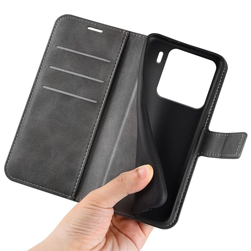 Fodral För Xiaomi 15 Lädermodell