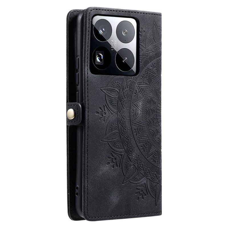 Fodral För Xiaomi 15 Pro Rem Med Totemmönster