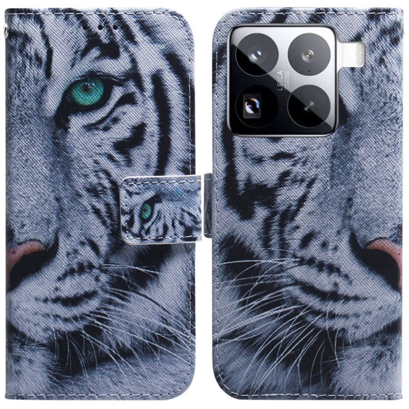 Fodral För Xiaomi 15 Pro Vit Tiger