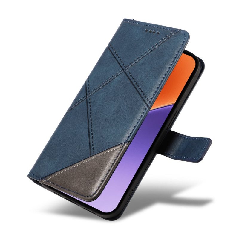 Fodral För Xiaomi 15 Tvåfärgade Linjer Och Ränder