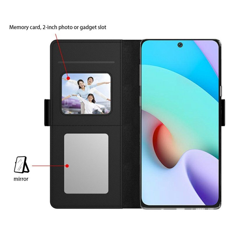 Fodral För Xiaomi 15 Ultra Avtagbar Spegel Och Korthållare