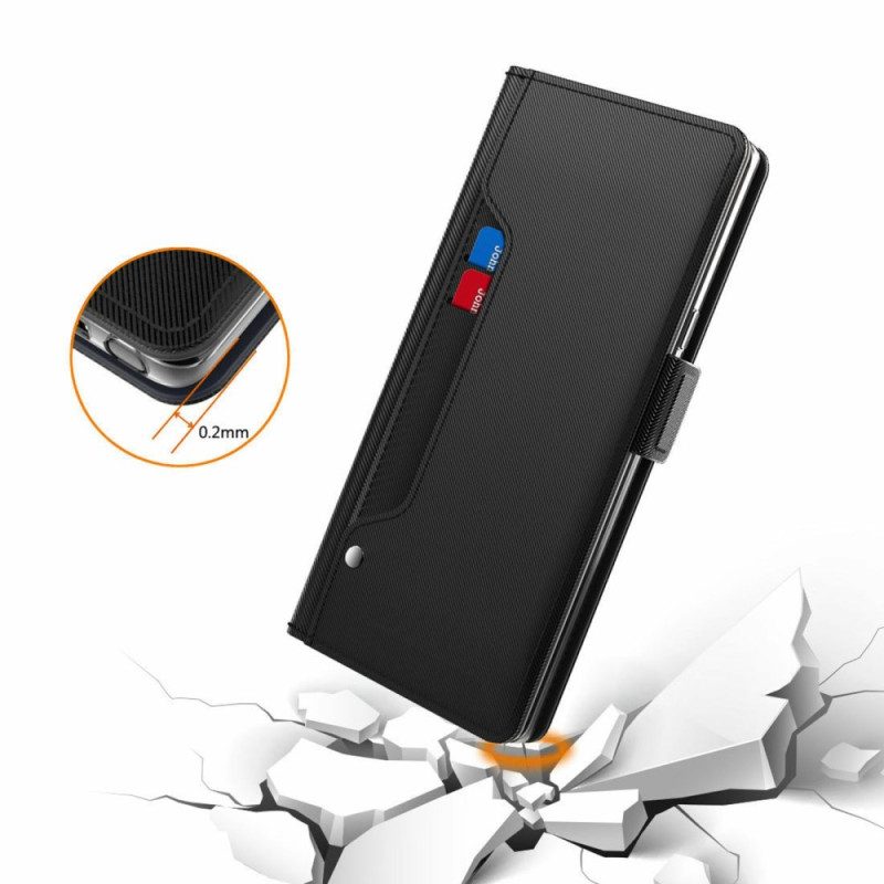 Fodral För Xiaomi 15 Ultra Avtagbar Spegel Och Korthållare