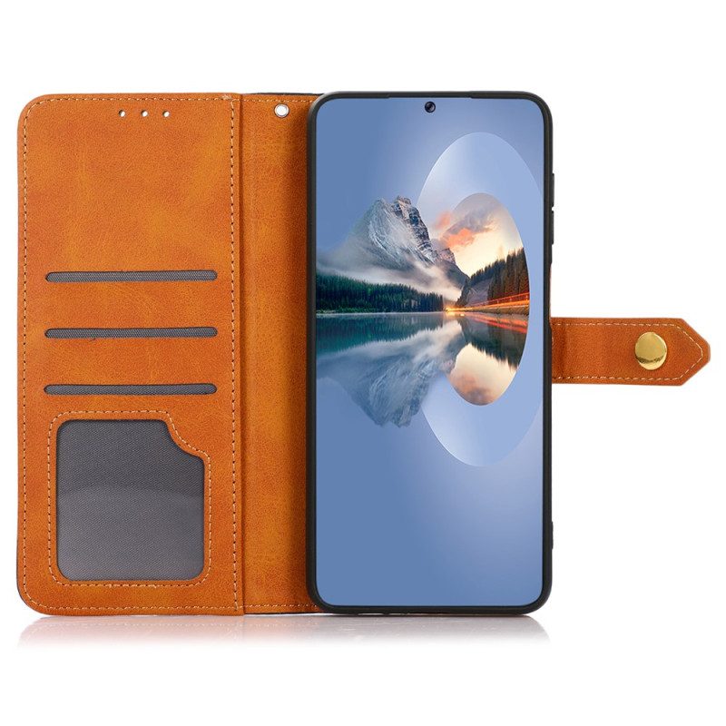 Fodral För Xiaomi 15 Ultra Guldfärgat Spänne