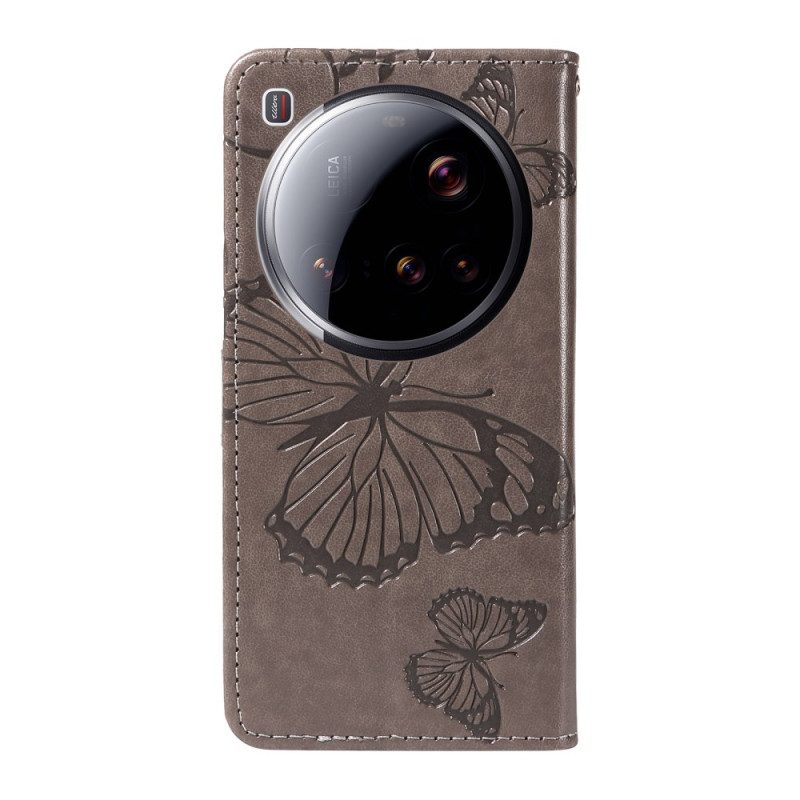 Fodral För Xiaomi 15 Ultra Jättefjärilar