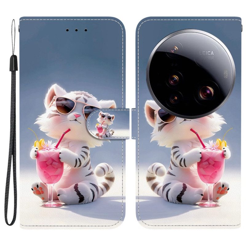 Fodral För Xiaomi 15 Ultra Tecknad Tiger