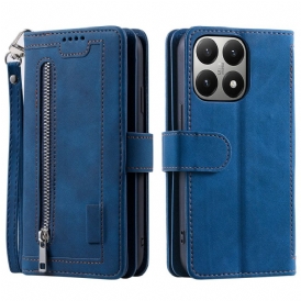 Fodral För Xiaomi 15t Plånbok Med 9 Kortfack