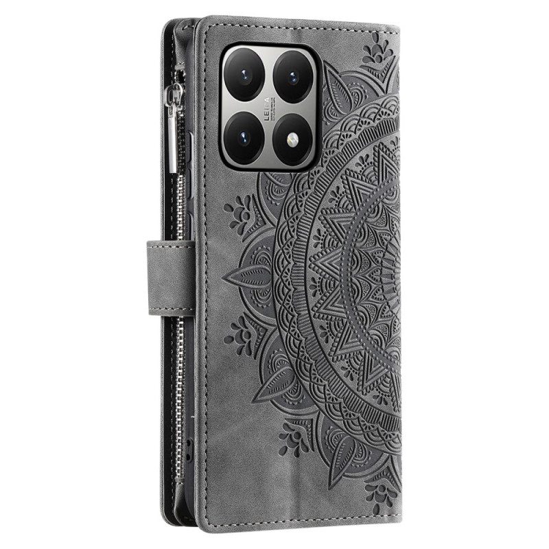 Fodral För Xiaomi 15t Plånbok Med Mandala-mockaeffekt
