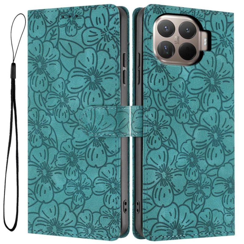 Fodral För Xiaomi 15t Pro Blommig Gravyr