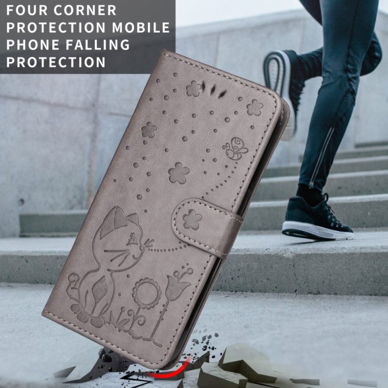Fodral För Xiaomi 15t Pro Katt Och Bi