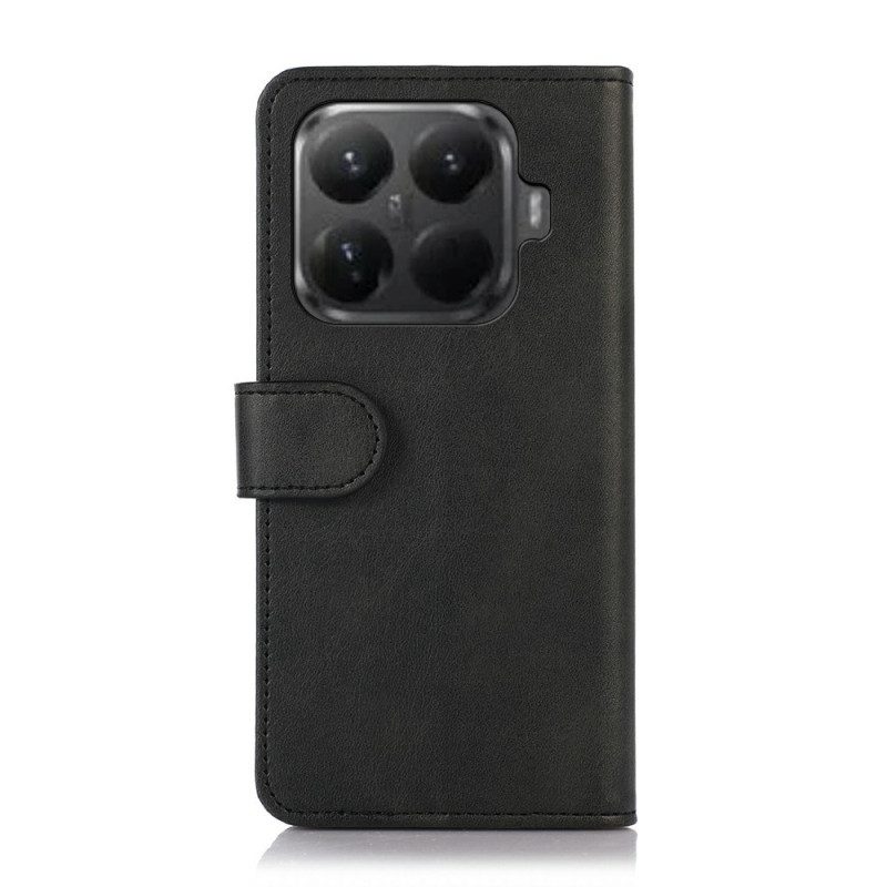 Fodral För Xiaomi 15t Pro Plånbok Med Effekt Läder