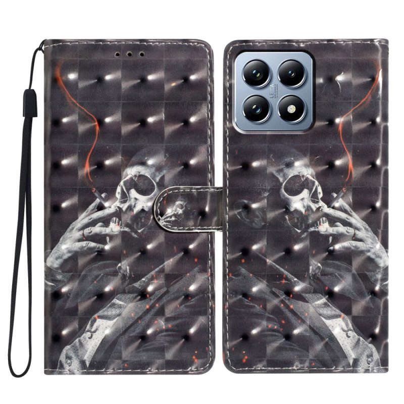 Fodral För Xiaomi 15t Pro Rökande Skelett