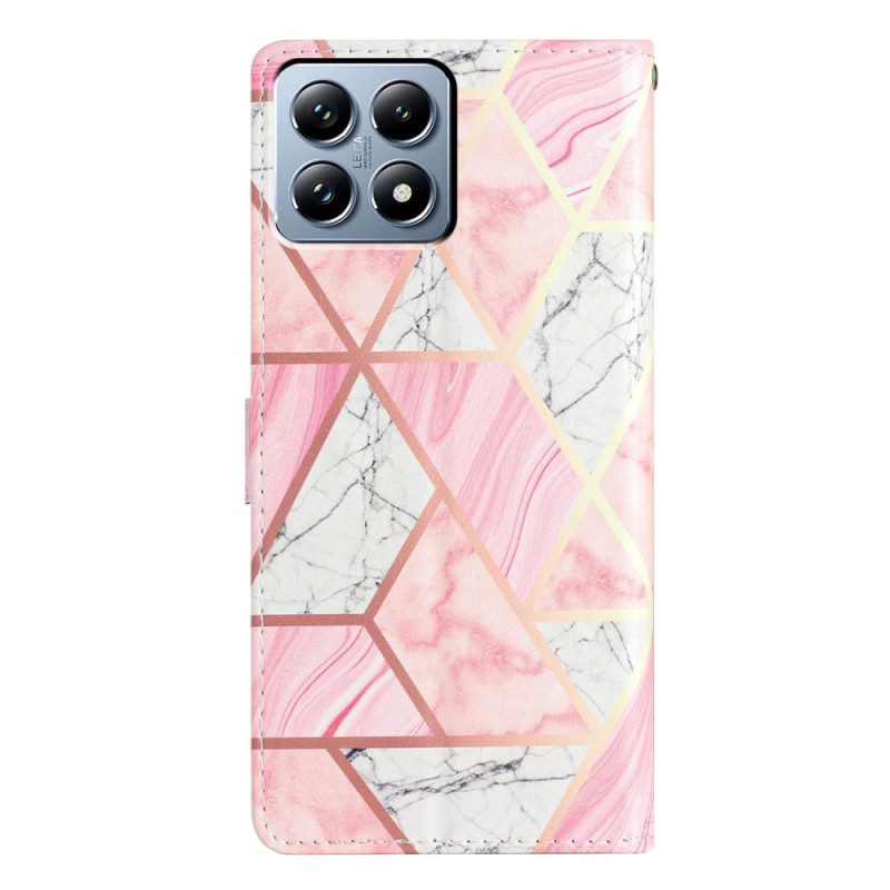 Fodral För Xiaomi 15t Pro Rosa Marmor