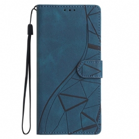 Fodral För Xiaomi 15t Pro Triangulärt Mönster