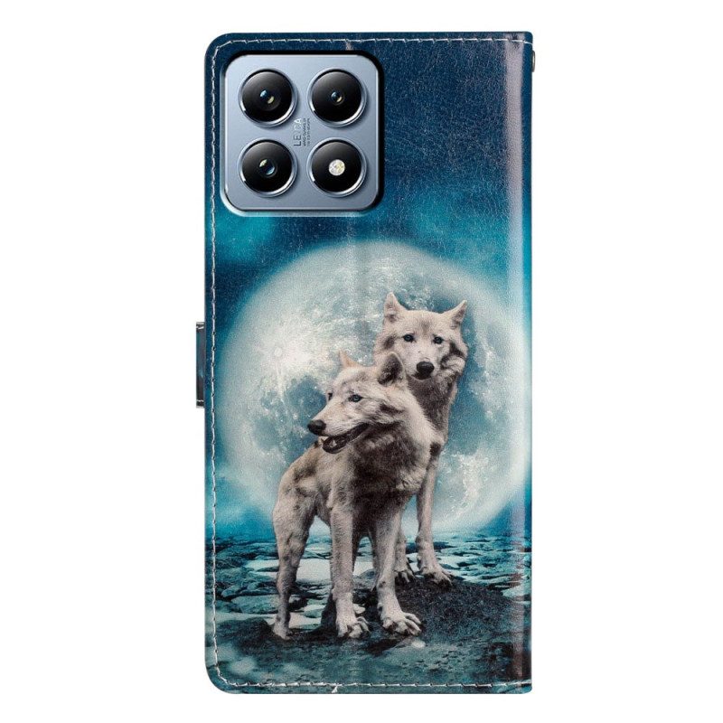 Fodral För Xiaomi 15t Två Vargar
