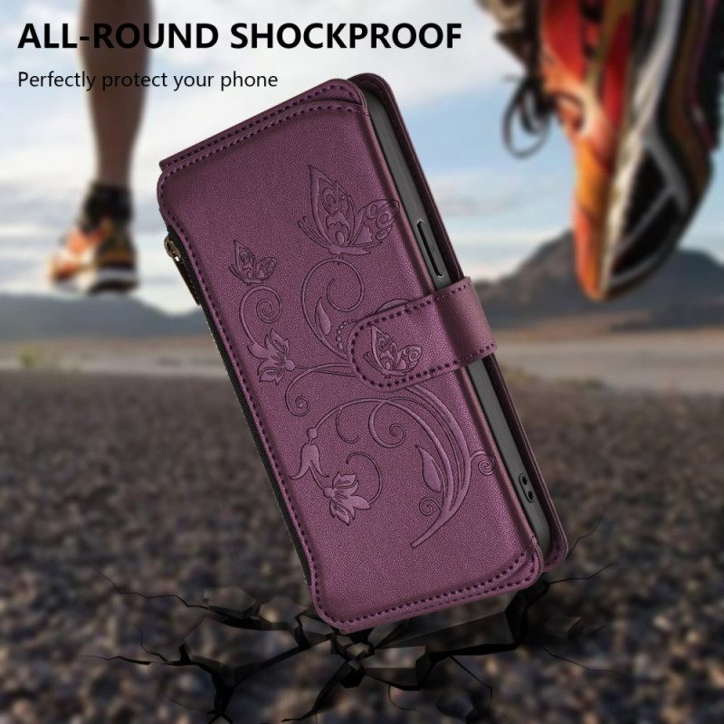 Fodral För Xiaomi 17 Blommig Plånbok