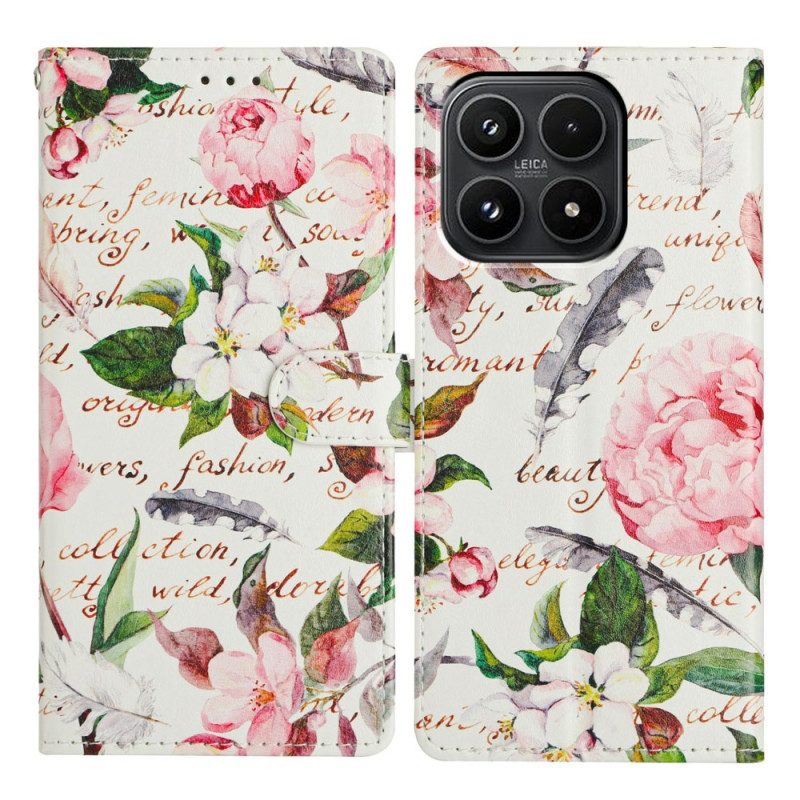 Fodral För Xiaomi 17 Blomsterdikt