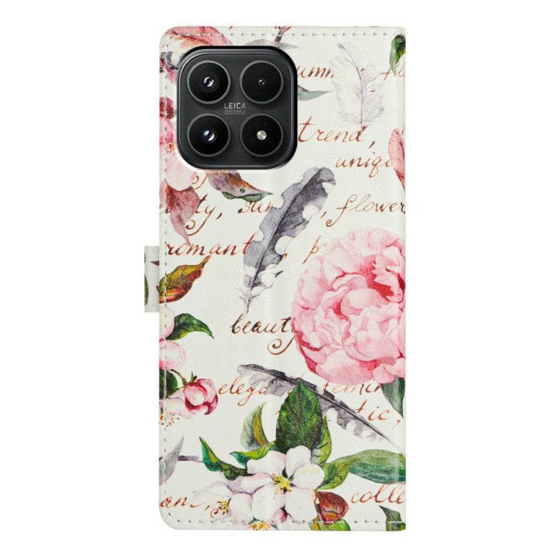 Fodral För Xiaomi 17 Blomsterdikt