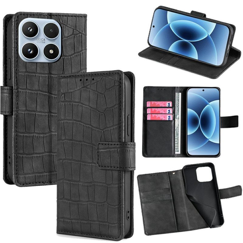 Fodral För Xiaomi 17 Krokodilstruktur