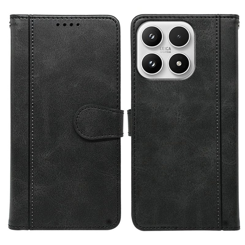 Fodral För Xiaomi 17 Läderstruktur
