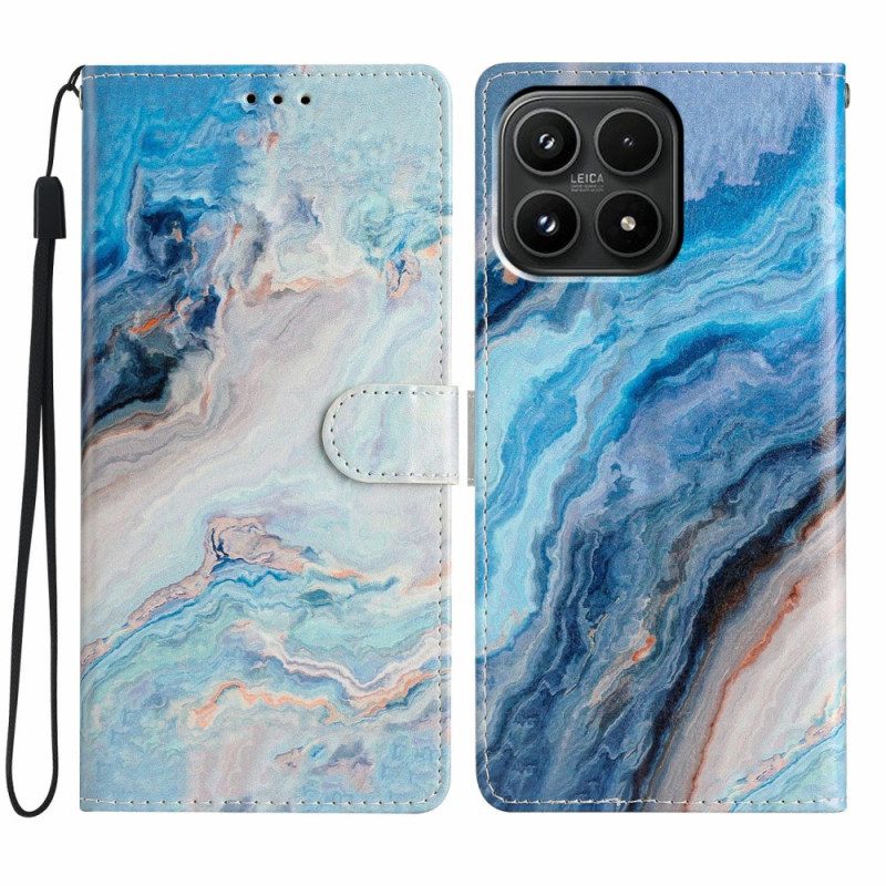 Fodral För Xiaomi 17 Marmorblå