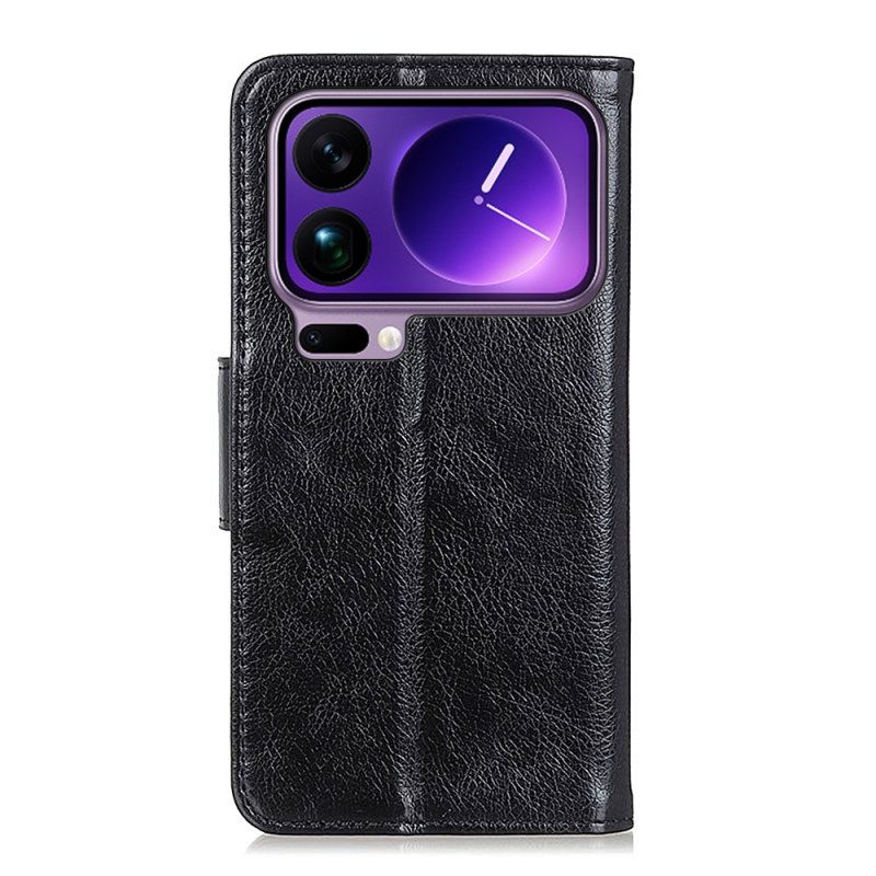 Fodral För Xiaomi 17 Pro Max Nappaläderstruktur