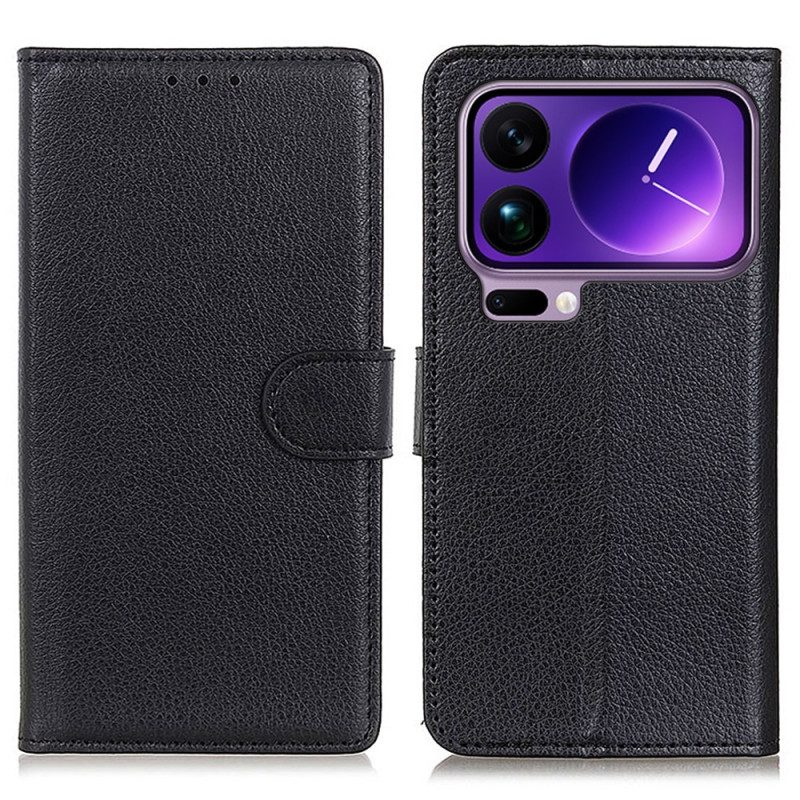 Fodral För Xiaomi 17 Pro Max Traditionellt Konstläder