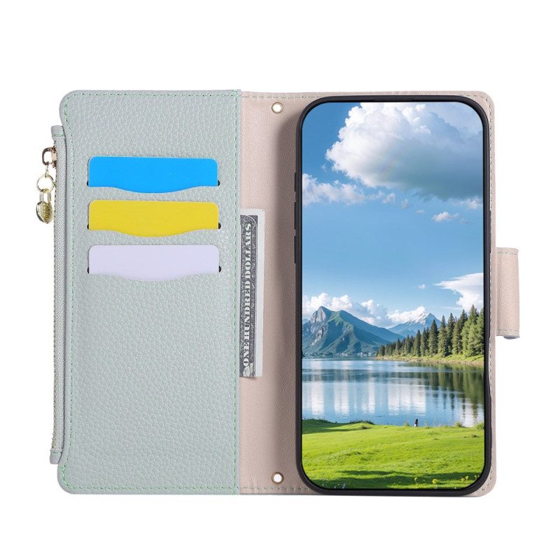 Fodral För Xiaomi 17 Pro Max Vintage Plånbok Med Dragkedja