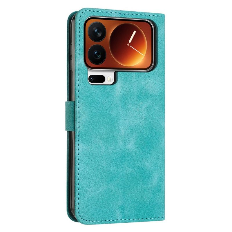 Fodral För Xiaomi 17 Pro Triangelmönster Och Rem