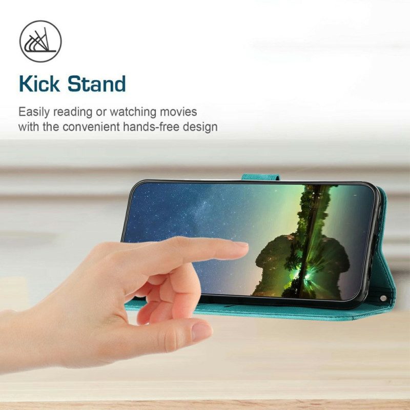 Fodral För Xiaomi 17 Pro Triangelmönster Och Rem