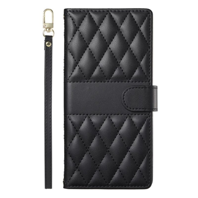 Fodral För Xiaomi 17 Quiltad Med Remmar