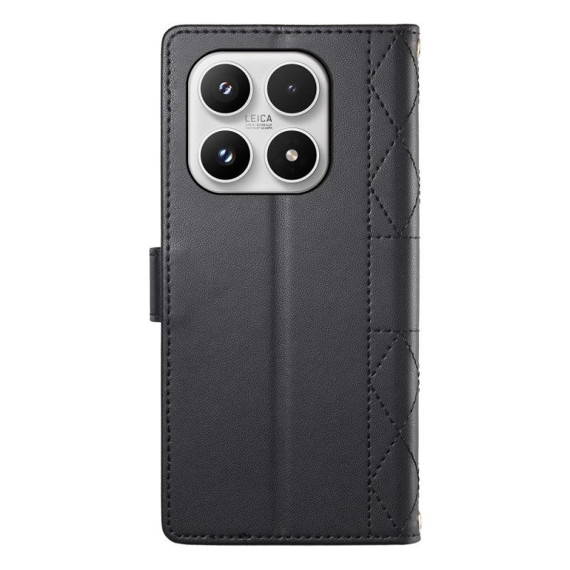 Fodral För Xiaomi 17 Quiltad Med Remmar