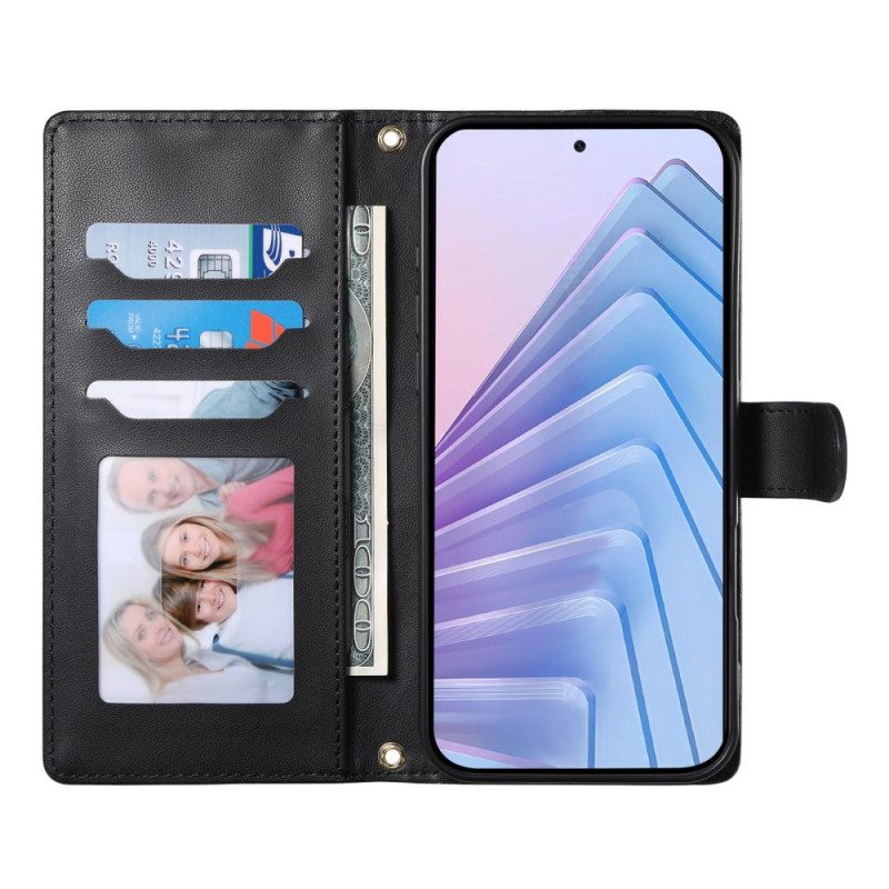 Fodral För Xiaomi 17 Quiltad Med Remmar