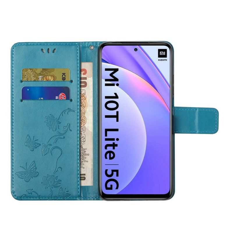 Fodral För Xiaomi Mi 10T Lite / Redmi Note 9 Pro 5G Asiatiska Fjärilar
