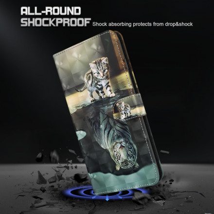 Fodral För Xiaomi Mi 10T Lite / Redmi Note 9 Pro 5G Ljusfläck Ernest The Tiger